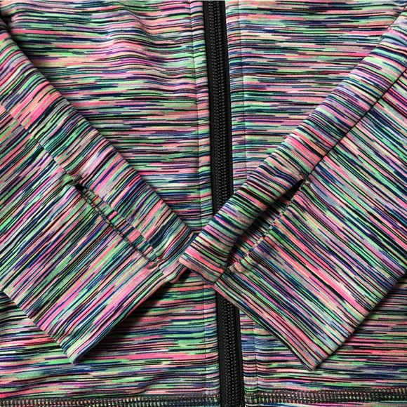 Ideology Multi-Color Activewear Athletic Full Zip Jacket - Picture 5 of 10